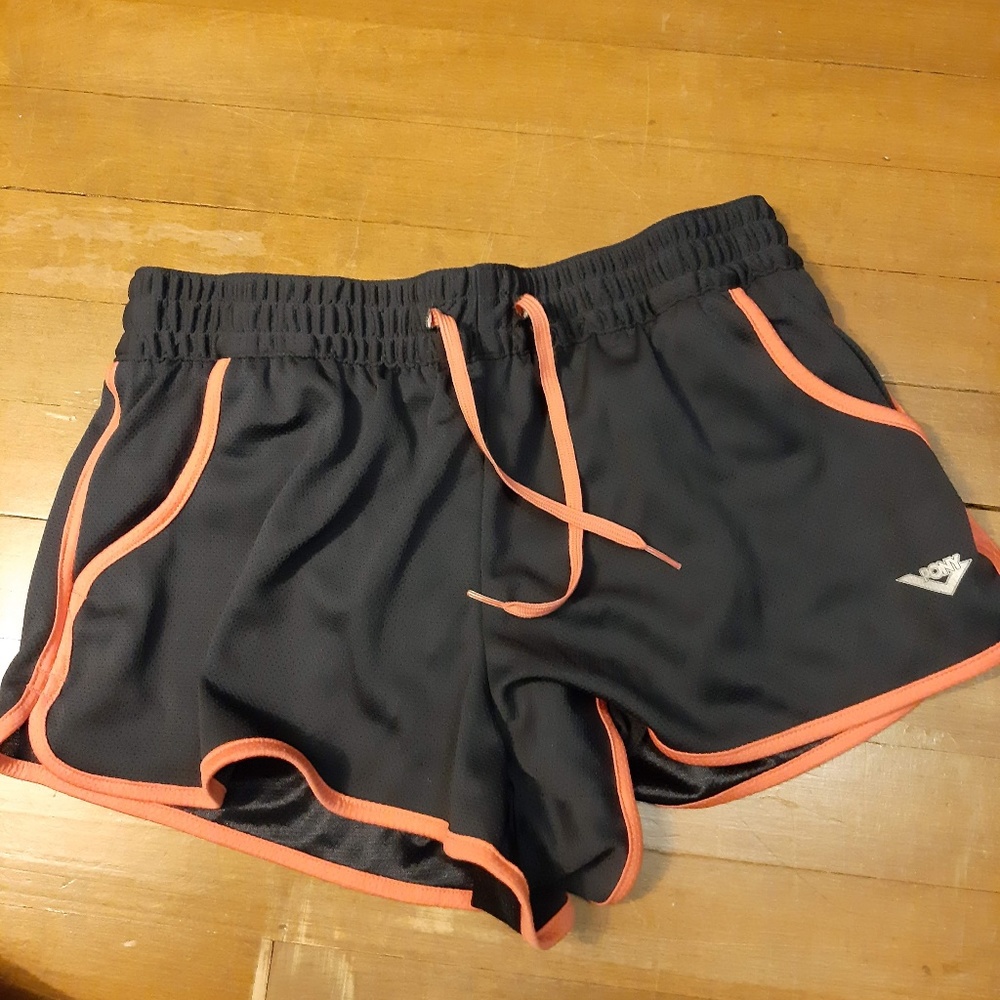 Pony Peach and Black Athletic Shorts